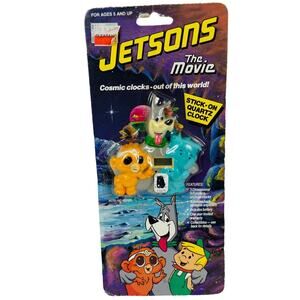 Vintage 1990 The Jetsons Movie‎ Stick-on Quartz Clock
